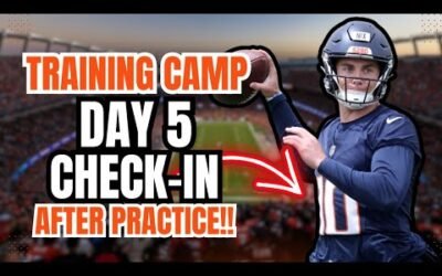 Denver Broncos Training Camp Day 5 Check-In: Worst Day for Bo Nix!!