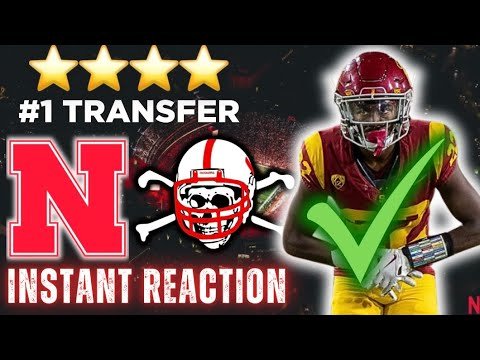 REACTION: #1 DB Transfer COMMITS TO NEBRASKA | Ceyair Wright USC | Husker Football Recruiting