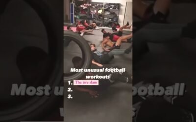 The most unusual football workouts! #shorts #workout #football