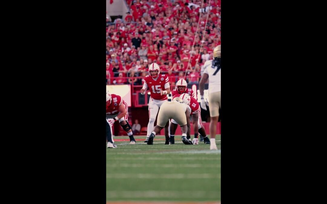 Dylan Raiola Throw to Jaylen Lloyd vs. Colorado | Nebraska Football