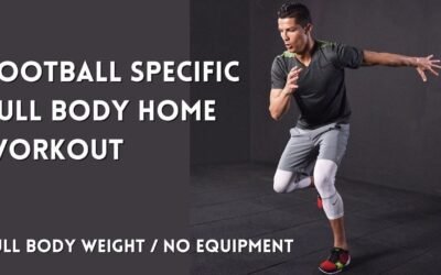 Football Specific Exercises | Full Bodyweight / No Equipment Functional Home Workout.