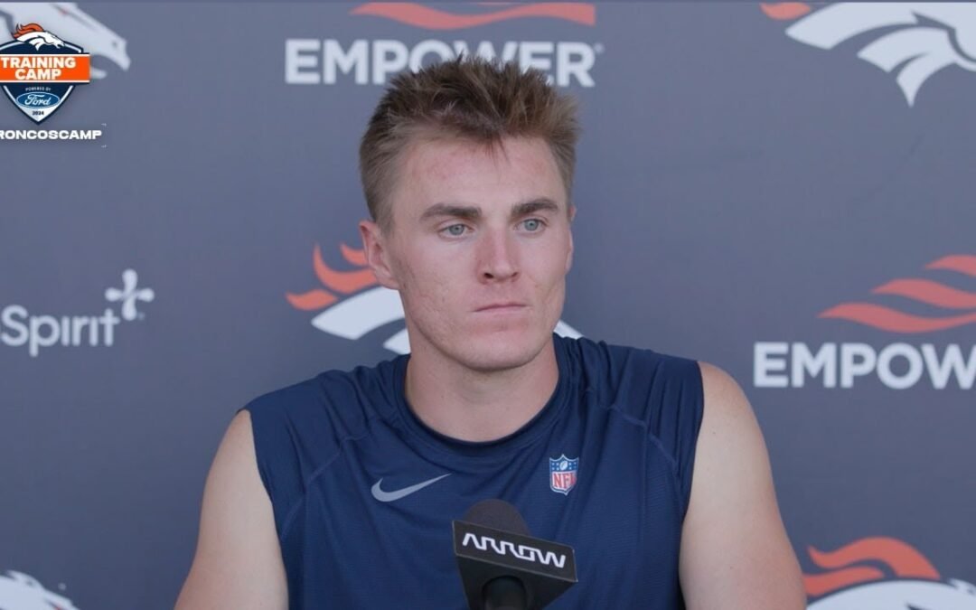 QB Bo Nix on his mindset during training camp: 'You learn a lot out there each play'