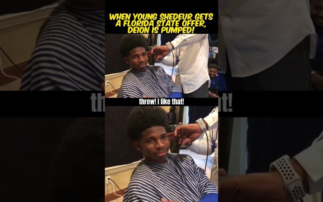 Young Shedeur Sanders Gets Florida State Offer & Deion Sanders is Pumped!