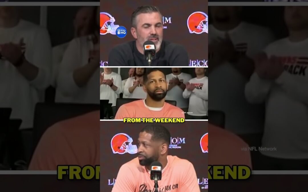 Andrew Berry & Kevin Stefanski were asked about the reaction after drafting Shedeur Sanders #shorts