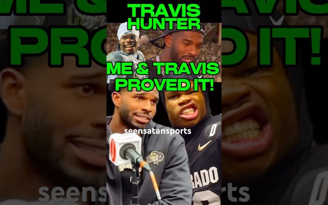 SHEDEUR SHUT DOWN TRAVIS HUNTER NFL DRAFT HATER! #deionsanders #coloradofootball #espn #nfl #nflnews