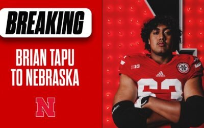Nebraska Football lands commitment from 3-star OT Brian Tapu out of Utah I Huskers I GBR