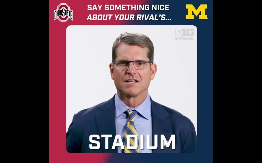 Can Michigan and Ohio State Say Something Nice About Their Rival? | B1G #Shorts