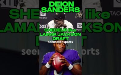 DEION SANDERS on SHEDEUR/ LAMAR JACKSON NFL DRAFT HATERS! #deionsanders #coloradofootball #espn #nfl