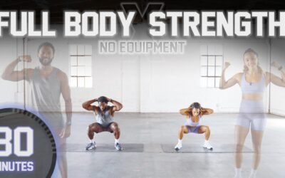 30 Minute Full Body Strength Workout [No Equipment + Modifications]