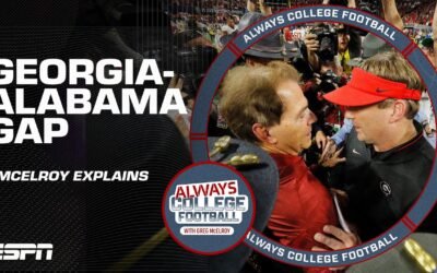 How big is the gap between the Georgia Bulldogs & Alabama Crimson Tide? | Always College Football
