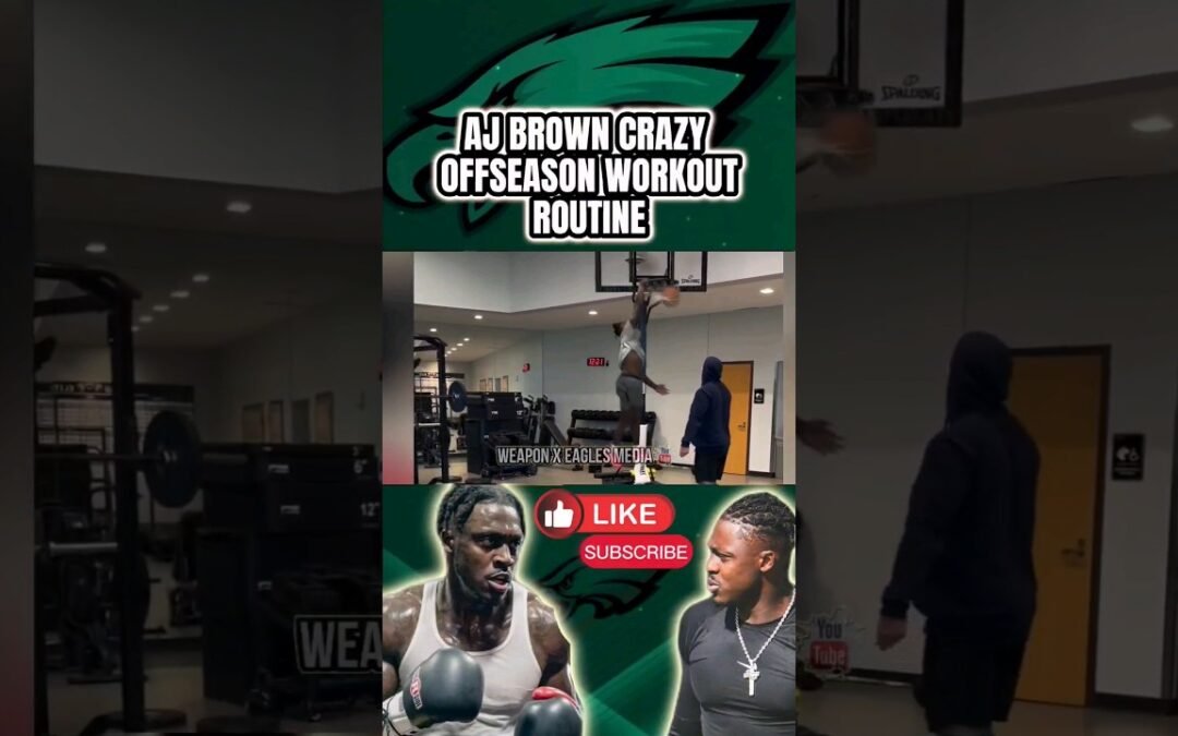 AJ Brown Crazy NEW Workout Routine! Philadelphia Eagles Shorts