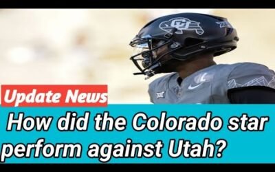 Shedeur Sanders stats today: How did the Colorado star perform against Utah?