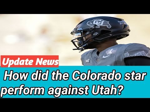 Shedeur Sanders stats today: How did the Colorado star perform against Utah?
