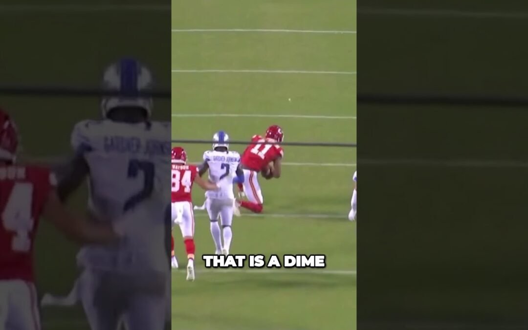 Patrick Mahomes Rips a Second Base Seam  #qb #football #mahomes #nfl