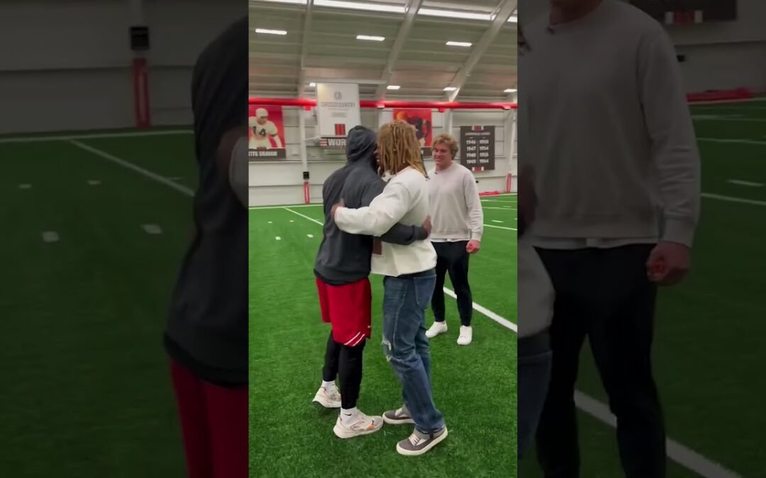 Quinshon and Carson meet Denzel Ward! #nfldraft