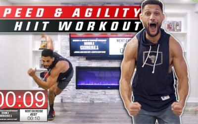 Follow Along At Home Plyometric SPEED & AGILITY HIIT Workout | No Equipment Needed!