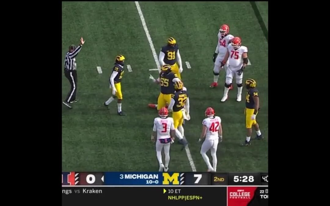 Michigan's Mason Graham with the Big Stop vs. Illinois | Michigan Football