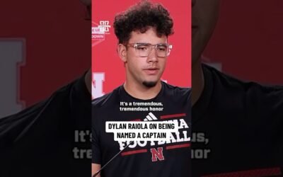 Dylan Raiola on being named a captain for Nebraska football | #GBR #Huskers