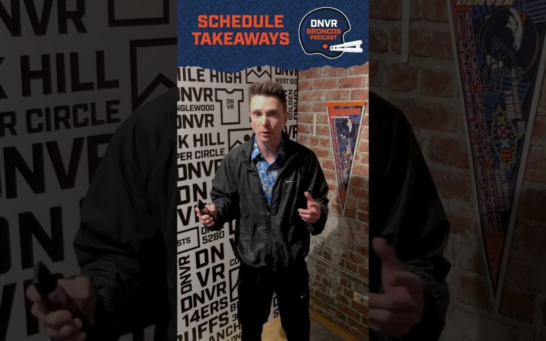 Why the Denver Broncos got nearly the best possible schedule