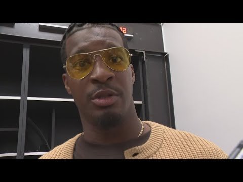 Cleveland Browns QB Jameis Winston reacts to fans booing Deshaun Watson after Achilles injury