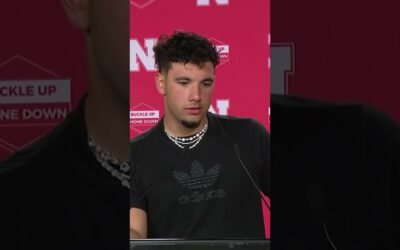 Nebraska QB reacts to win over Spartans