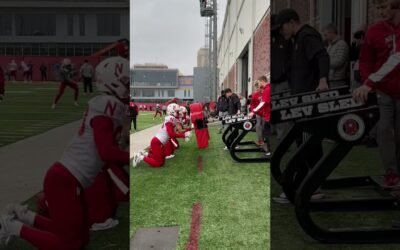 Ah, yes. The sounds of football. #huskers #gbr #huskerpower #nebraskafootball #collegefootball