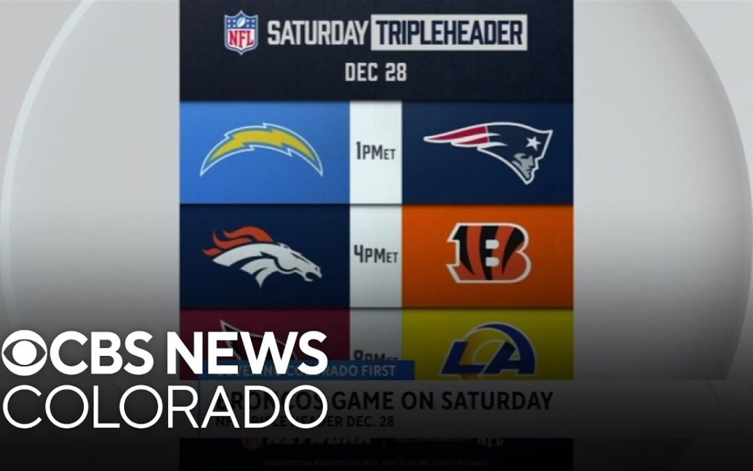 Complete NFL schedule announced for Week 17, Denver Broncos to play Cincinnati Bengals on Dec. 28