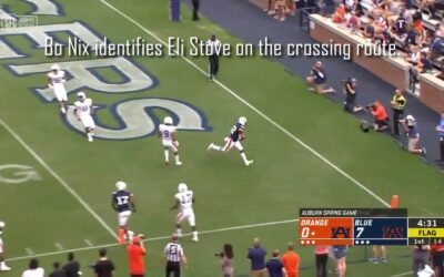 A Day Bo Nix TD Pass to Stove