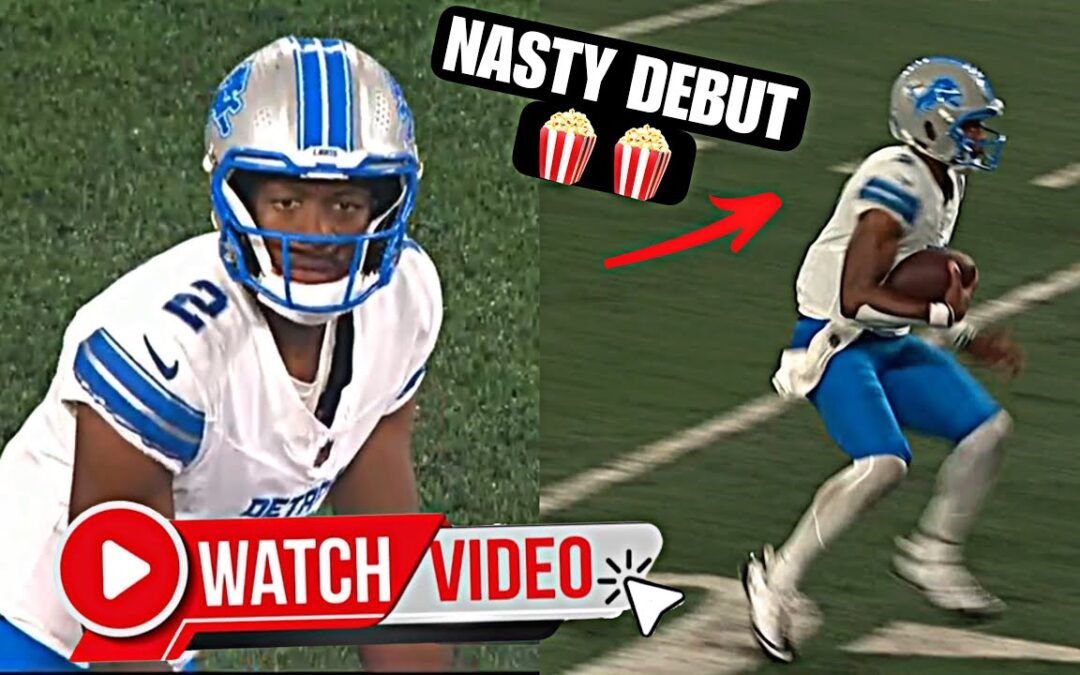 Hendon Hooker *EVERY SNAP* vs NY Giants | LIONS DEBUT | 2024 NFL Preseason HIGHLIGHTS