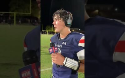 Davidson Academy @ Nashville Christian Football Post Game Interview with Jared Curtis QB
