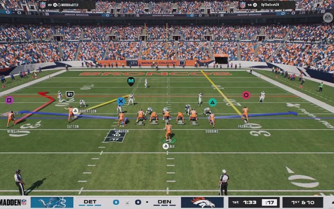 NFL Denver Broncos Bo Nix Throws TD