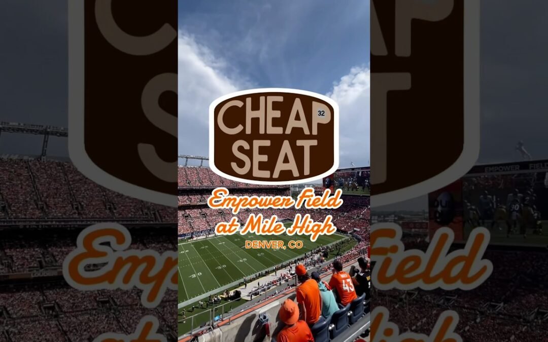 I found the single worst seat at Mile High, home of the Denver Broncos #nfl #football