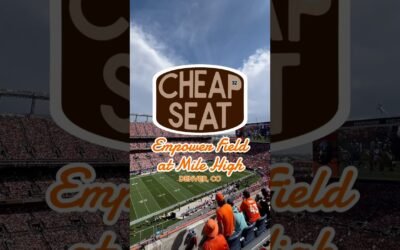 I found the single worst seat at Mile High, home of the Denver Broncos #nfl #football