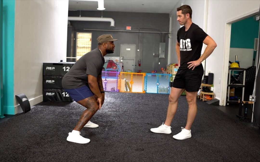 10-Minute Footwork & Knee Workout w/ NFL DB Leonard Johnson (Sets/Reps in Description)