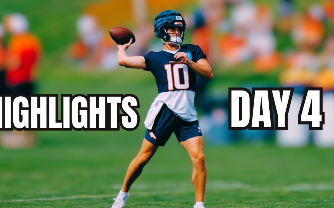 Denver Broncos QB Bo Nix Making SPECTACULAR THROWS at Training Camp!! | Day 4 Highlights