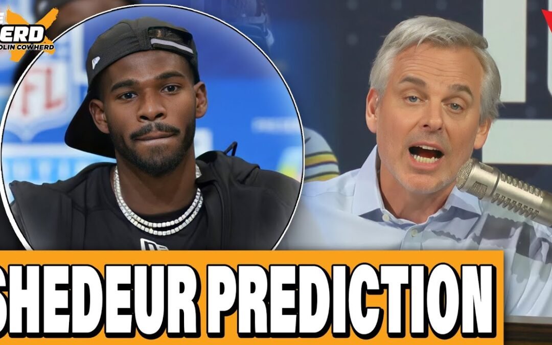 Colin Cowherd PREDICTS Shedeur Sanders to Browns after Russell Wilson to Giants | THE HERD NFL Draft
