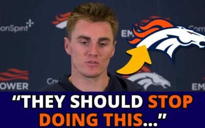 BO NIX LOSES HIS PATIENCE AND REVEALS AN UNEXPECTED OPINION! DENVER BRONCOS NEWS