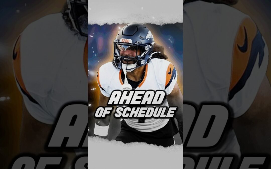 Denver Broncos Are Ahead Of Schedule #broncos #denverbroncos #nfl