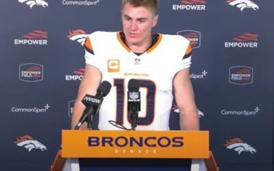 Denver Broncos QB Bo Nix explains his interception (Sept 15, 2024)