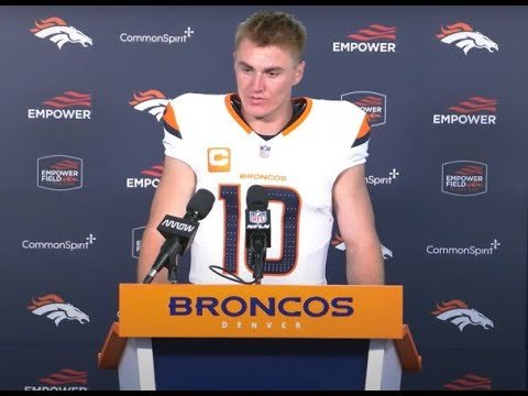 Denver Broncos QB Bo Nix explains his interception (Sept 15, 2024)