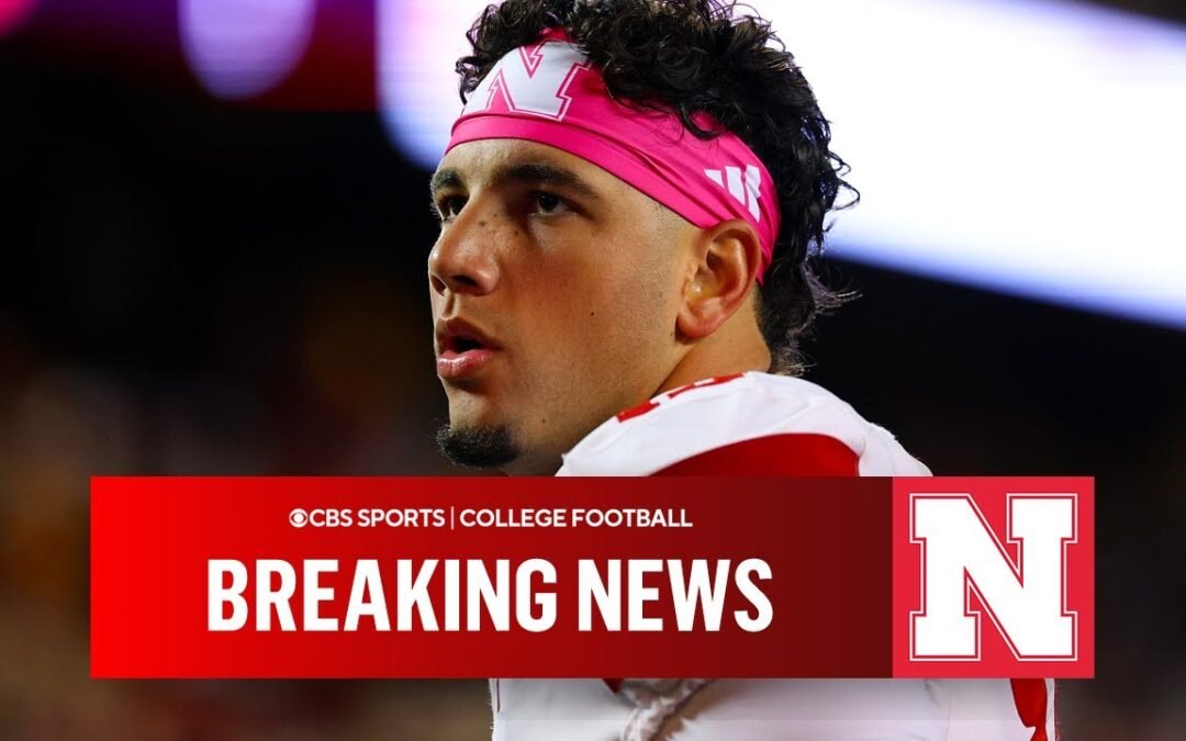 BREAKING NEWS: Nebraska QB Dylan Raiola to miss remainder of season  | Instant Reaction