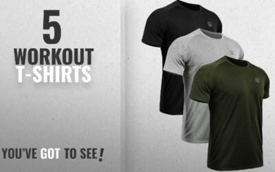 TOP 10 Workout T-shirts For Men: Neleus Men’s 3 Pack Mesh Athletic Running T