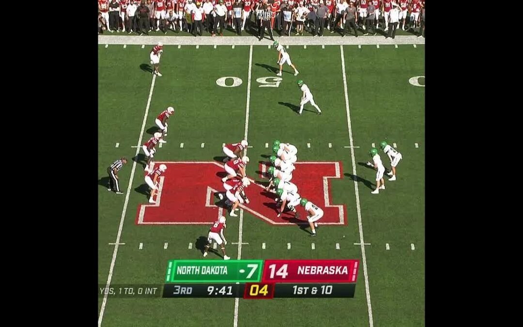 Nebraska's Garrett Nelson Forced Fumble | Big Ten Football