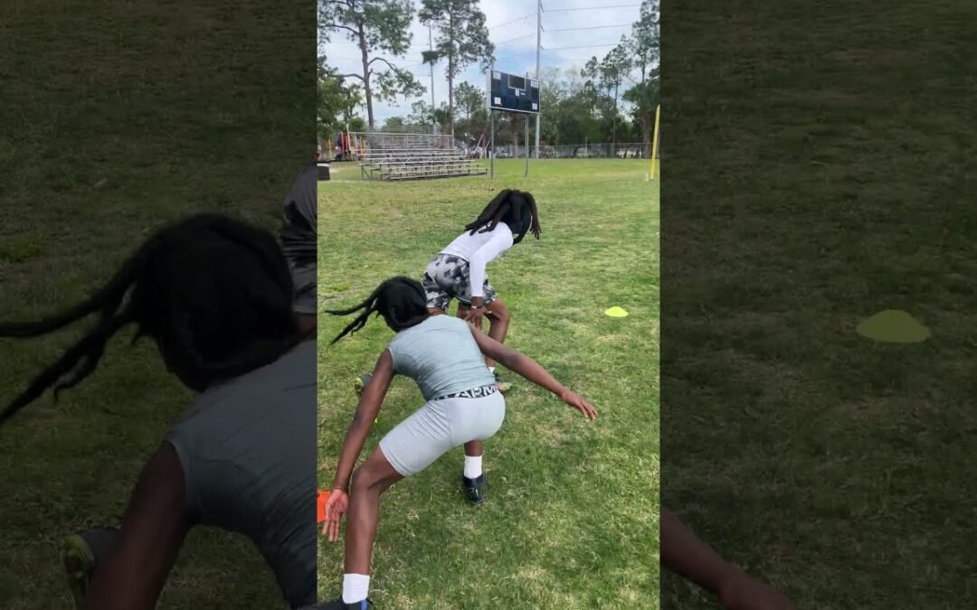 Use This Drill For Body Control And Being Competitive #blazefootball #football #tutorial