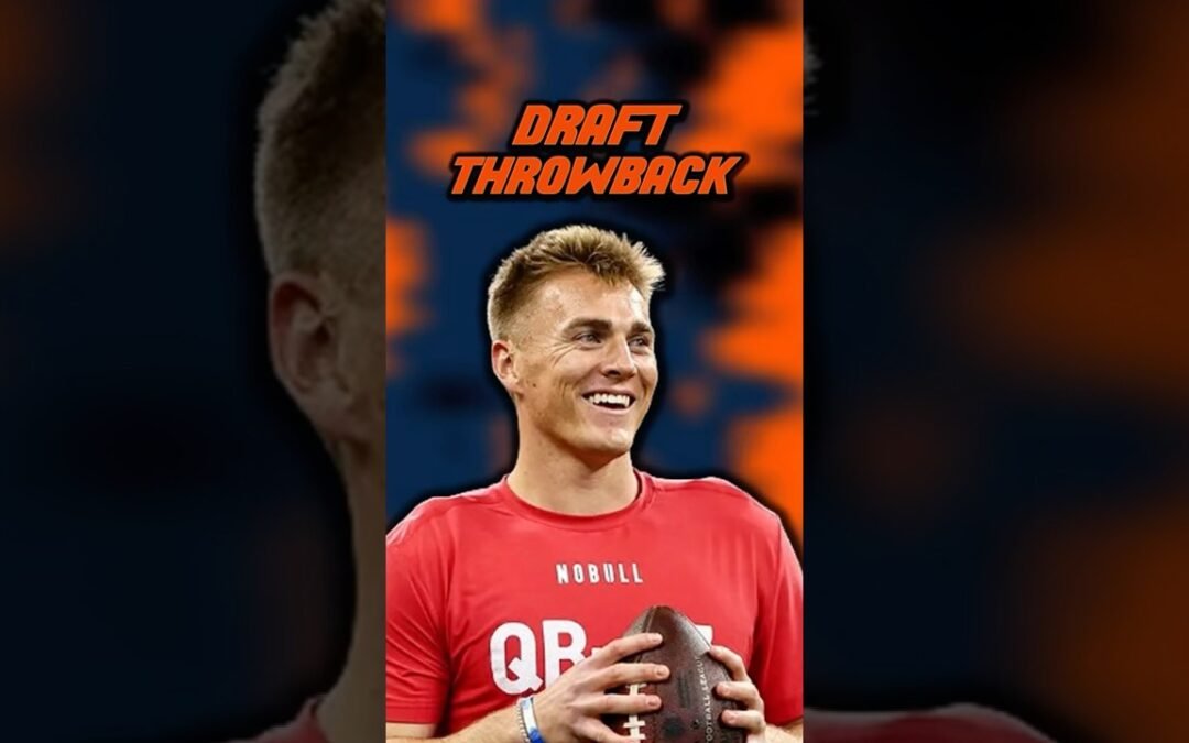 Denver Broncos Throw Back Bo Nix Draft Pick  #broncos #nfl #denverbroncos