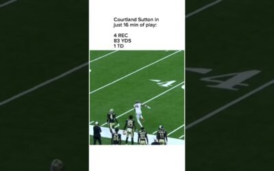 Bo Nix DROPS a DIME to Courtland Sutton | Denver Broncos