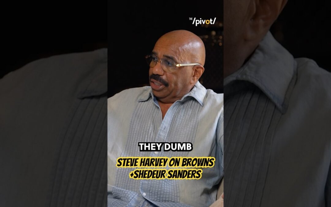 The real wolves are coming! Steve Harvey talks being a Browns fan, QBs and Shedeur Sanders #nfl
