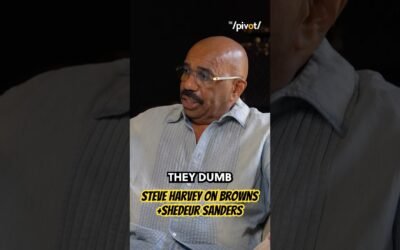 The real wolves are coming! Steve Harvey talks being a Browns fan, QBs and Shedeur Sanders #nfl