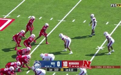 Dylan Raiola Threads the Needle to Dane Key For SIX vs. Houston Christian | Nebraska Football