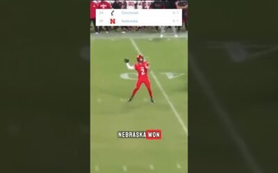 College Football rankings need to include this! #shorts #nebraska #cincinnati